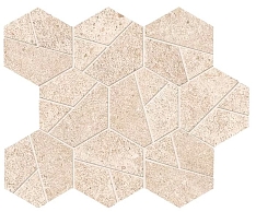 Atlas Concorde Boost Stone Ivory Mosaico Hex 25x28.5 / Атлас Конкорд Буст Стоун Айвори Мосаико Хех 25x28.5 